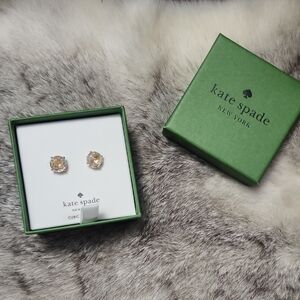 NWT Kate Spade Gold Stud Earrings